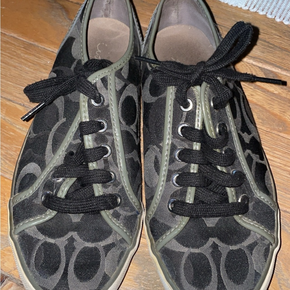 Stylish Black Coach Women's Sneakers